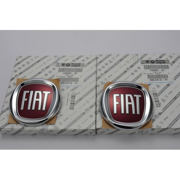 FIAT フロント リア エンブレム セット 純正 新品 フィアット FIAT フロント リア エンブレム セット 純正 新品 フィアット - メルカリ