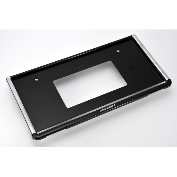 PEUGEOT（プジョー） 純正 ロゴ入り ライセンス フレーム プレート