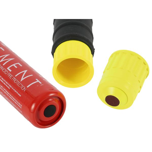 ELEMENT スティック型消火器 E50 サイズ 30x3.2cm 重さ230g 噴射時間50秒 2025年製造 使用期限15年 メンテナンス不要 軽量　　