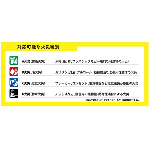 ELEMENT スティック型消火器 E50 サイズ 30x3.2cm 重さ230g 噴射時間50秒 2025年製造 使用期限15年 メンテナンス不要 軽量　　