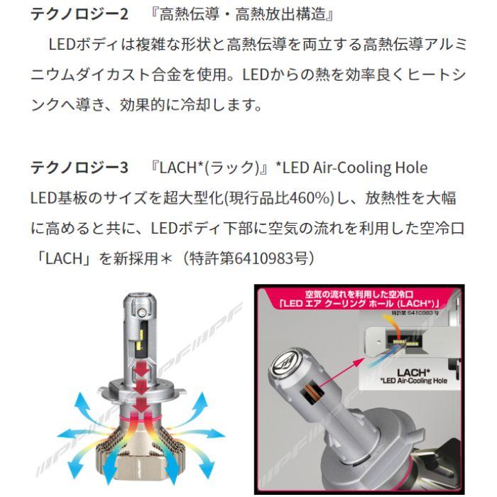 F191HLB IPF LED LEDヘッドランプバルブ Fシリーズ H19 コンパクト 6500k Hi:4000lm/Lo:2800lm_11