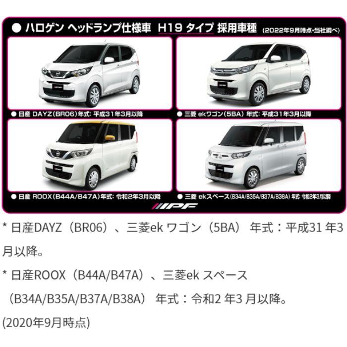 F191HLB IPF LED LEDヘッドランプバルブ Fシリーズ H19 コンパクト 6500k Hi:4000lm/Lo:2800lm_4