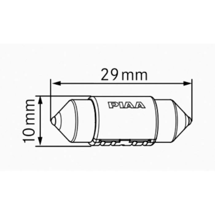 LER111 超・高演色ルームLEDバルブ ルームランプ 60lm 10000K PIAA T10×31/T8×29共用 コンビニ受取対応｜autowing｜06