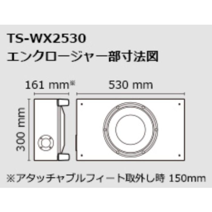 Pioneer（パイオニア） TS-WX2530 25cmサブウーファー カロッツェリア