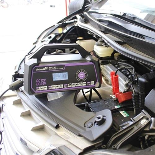 メルテック バッテリー充電器 セレクト式自動パルスタイプ 12V/24V対応