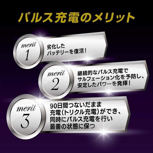 メルテック バッテリー充電器 セレクト式自動パルスタイプ 12V/24V対応