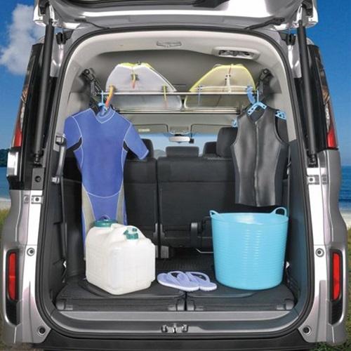 【スタイル:ハンガーバー(L)(2本入り)】カーメイト 車内 収納 ハンガーバー Amazon | カーメイト 車内 収納 ハンガーバー 【L】 2本セット クロ