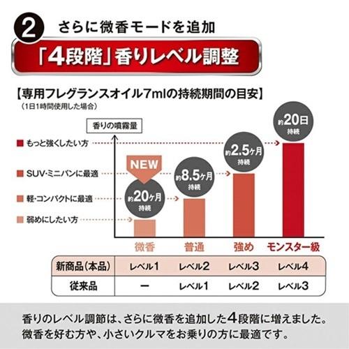 カーメイト 車用 芳香剤 ディフューザー 車載 噴霧式 フレグランス ブラング 噴霧式フレグランスディフューザー2 ブラック L10004 カー用品｜autowork｜04