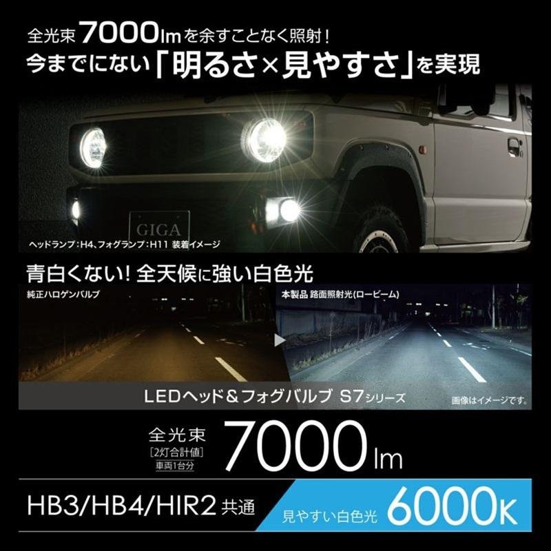 カーメイト 車用 LED ヘッド & フォグバルブ GIGA ギガ S7