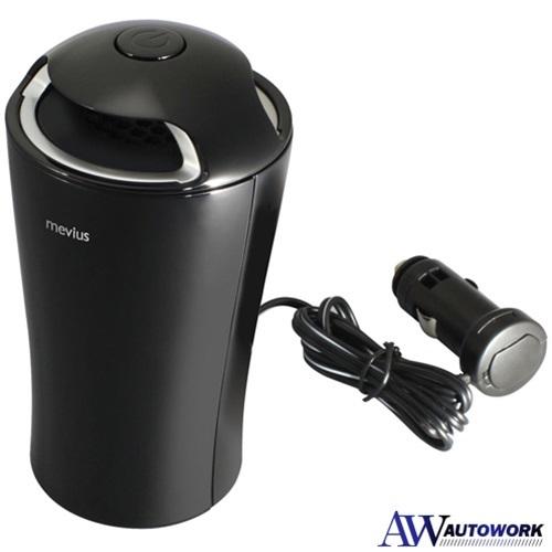 槌屋ヤック 車用 マイナスイオン・オゾン発生器 メビウスイオン CD-148