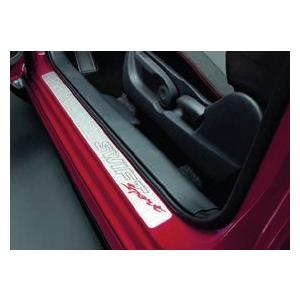 スイフト スイフトスポーツ3ドア用ドアスカッフプレート メタル