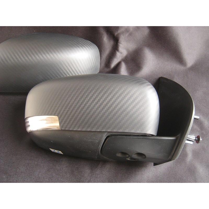 スイフト カーボンドアサイドミラーカバー マットカーボン ドアミラー