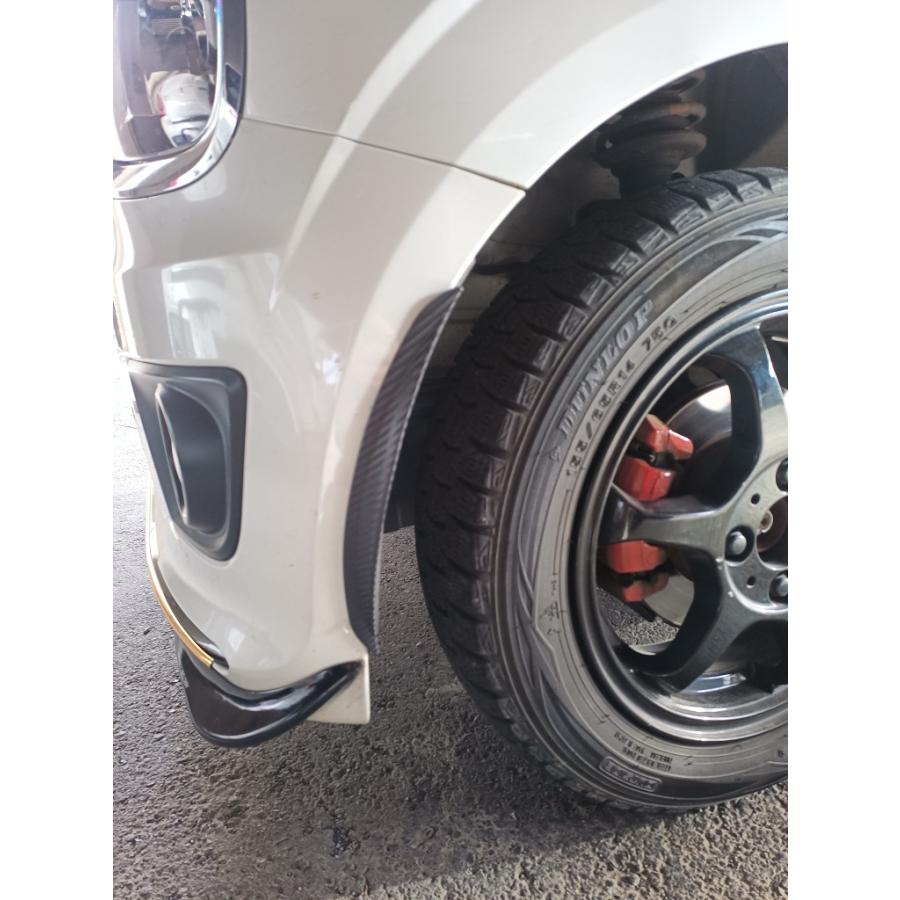 HA36S アルトほか カーボン調ミニフェンダーフレアー スプラッシュ