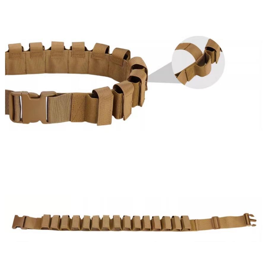 40mmグレネード 装弾ベルト 弾帯 バンダリア ブラック 15発 : AUTRADE