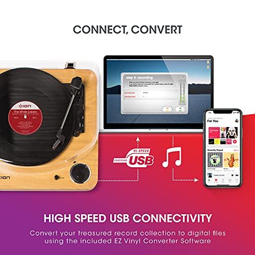 ION Audio レコードプレーヤー USB ヘッドホン端子 スピーカー