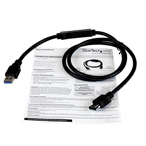 割引クーポンセール StarTech.com USB 3.0 - eSATA変換アダプタケーブル (91cm) eSATA対応HDD/SSD/光学ドライブを接続可能 USB3S2ESATA3
