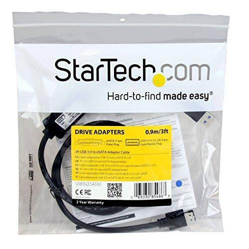 割引クーポンセール StarTech.com USB 3.0 - eSATA変換アダプタケーブル (91cm) eSATA対応HDD/SSD/光学ドライブを接続可能 USB3S2ESATA3