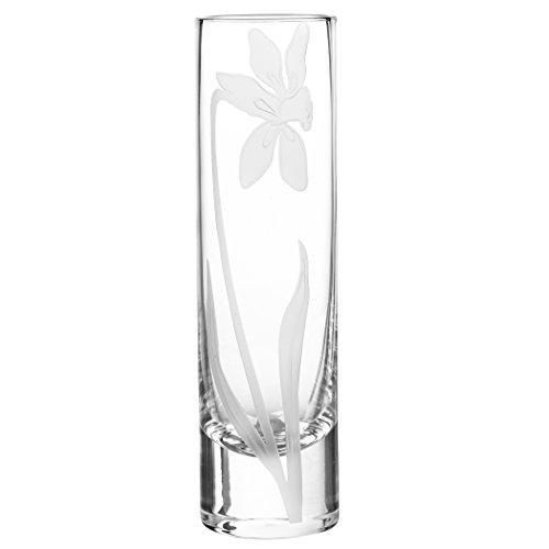 送料無料Qualia Glass Daff0dil Vase%carea%Escape 10% Escape Favureフォルテ%%%クリア