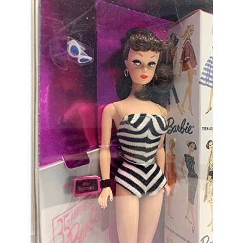 再入荷品 Barbie 35th Anniversary Doll (Brunette Hair) Reproduction