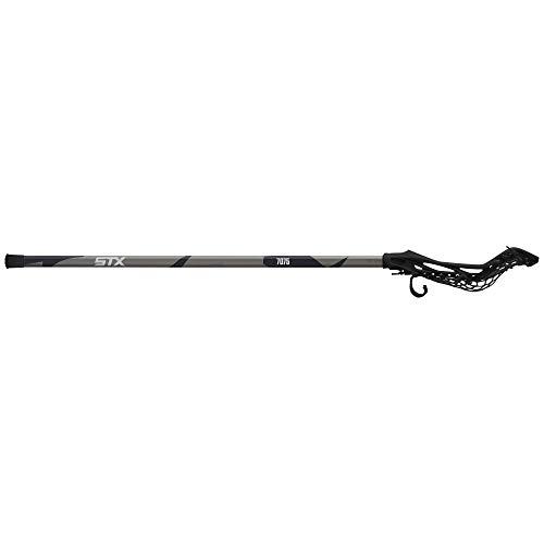 STX Lacrosse Exult 400 ガールズ コンプリートスティック Cruxメッシュプロポケット付き ブラック (403