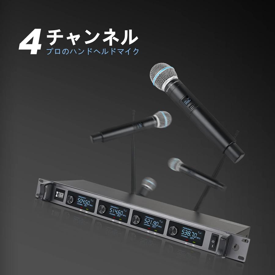 XTUGA A 140ワイヤレスマイクシステム、4チャンネルUHF XTUGA A 140ワイヤレスマイクシステム、4チャンネルUHF