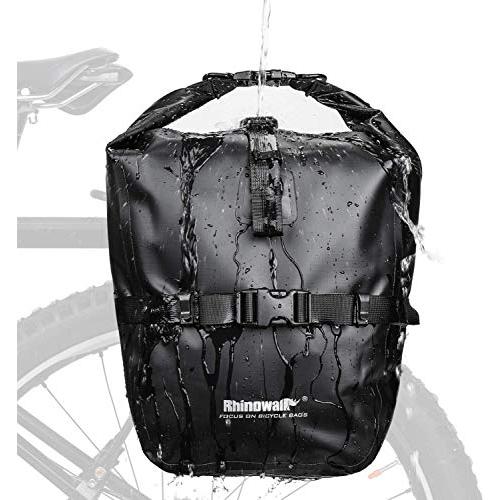 Rhinowalk バイクバッグ 防水バイクパニエバッグ バイクシートバッグ