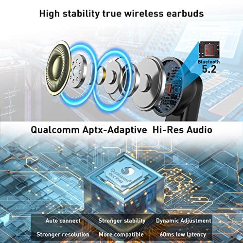 龍角散「セクハラ社長 eppfun True Wireless Earbuds Bluetooth in-Ear Headphones%Carkuma%Qualcomm AptX-Adaptive Built in Mic Headset%Carkuma%Premium Deep Bass Earphones%