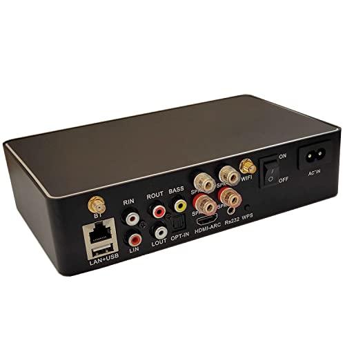 TUNERSYS ワイヤレスWiFiマルチルームオーディオHiFi音楽システムアンプレシーバー Wireless WiFi multi