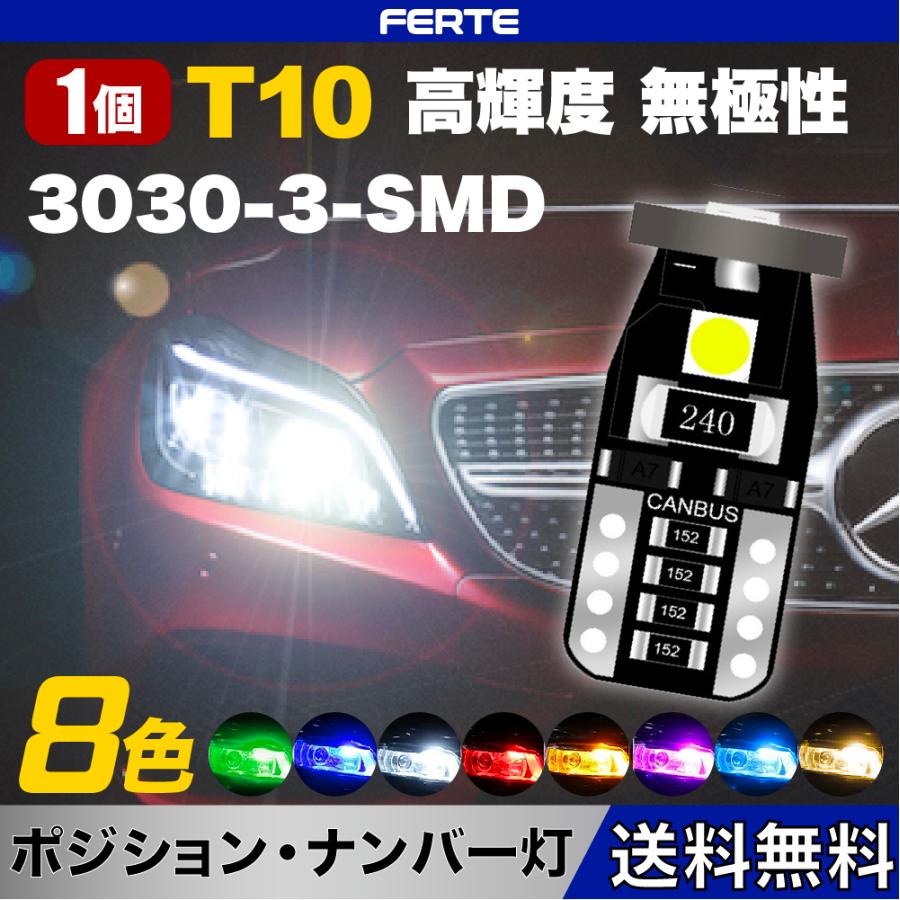 最新作売れ筋が満載 セール 1個 無極性 T10 T16 W5W LED ウェッジ