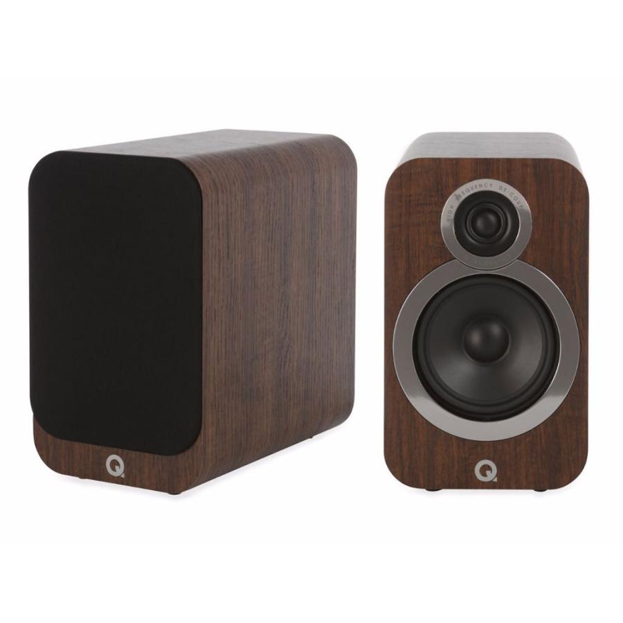 アウトレット送料無料 30i Wlt ウォールナット Q Acoustics キューアコースティックス 1ペア ブックシェルフスピーカー 激安特価 Too Kcs Kz