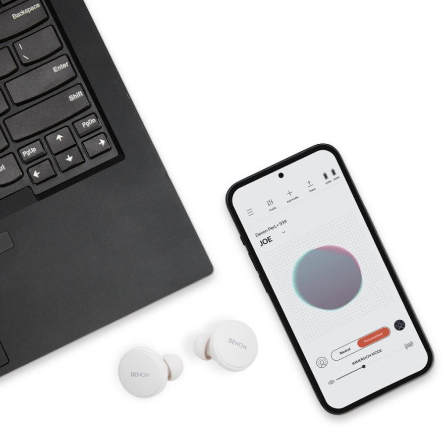 DENON（デノン） Denon PerL Pro [ホワイト] 完全ワイヤレス・イヤホン