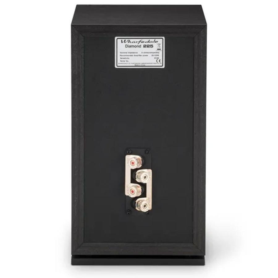Wharfedale DIAMOND 225 [ブラックウッド ペア] 2ウェイブックシェルフ型スピーカー（ブラックウッド）【ペア／2