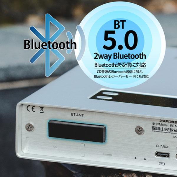 SHANLING EC Mini ポータブルCDプレーヤー　シルバー EC Mini SILVER SHANLING [シャンリン] トランスポータブルCD