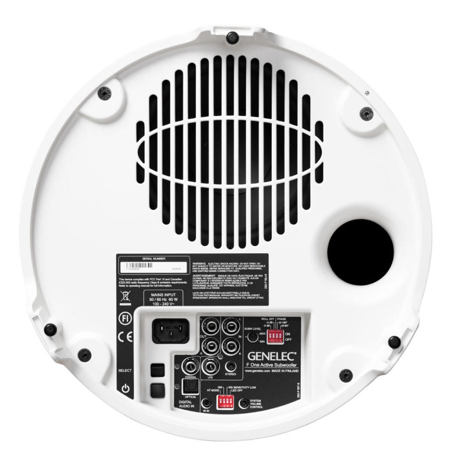 GENELEC F One(B) F1BWM ホワイト サブウーファースピーカー F One (B) [ WM:ホワイト ] Genelec ［ジェネレック］ サブ