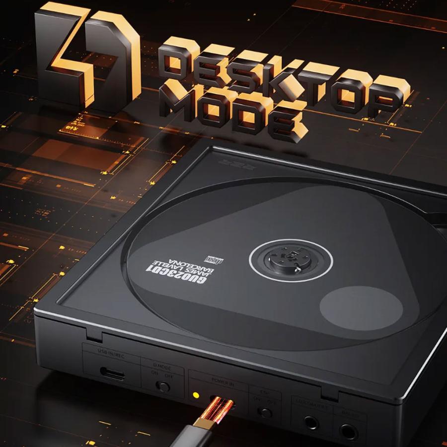 FiiO（フィーオ） DM15 R2R [FIO-DM15R-B]ブラック ポータブルCD