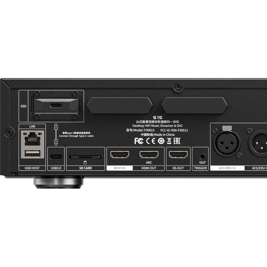 FiiO（フィーオ） S15 Black [FIO-S15-B] オーディオストリーマー