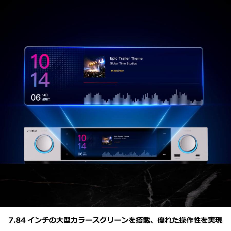 FiiO（フィーオ） S15 Black [FIO-S15-B] オーディオストリーマー