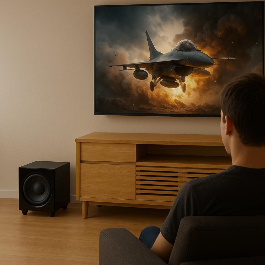 HF-SW800B Home theater Factory produced by avac [ホームシアターファクトリー] サブウーファーの画像
