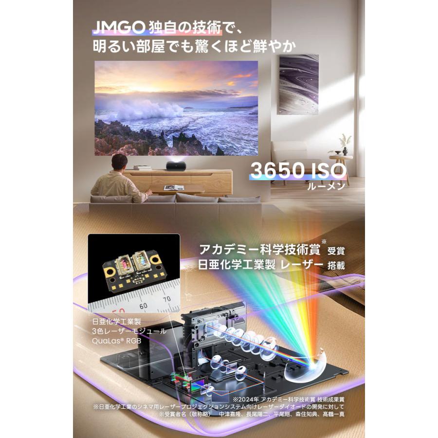 O2S Ultra 4K [JA1-8T2] JMGO [ジェイエムゴー] Google TV 5.0搭載 超