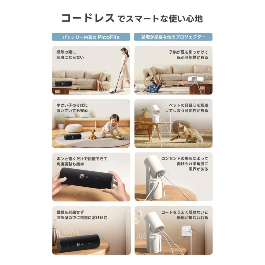 PicoFlix JMGO [ジェイエムゴー] コンパクトモバイル