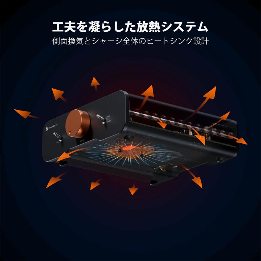 ZA3 [ZA3-32V/5A] Fosi Audio [フォシオーディオ] XLRバランス入力 小型パワーアンプ ステレオ・モノラル切替対応 |  | 05