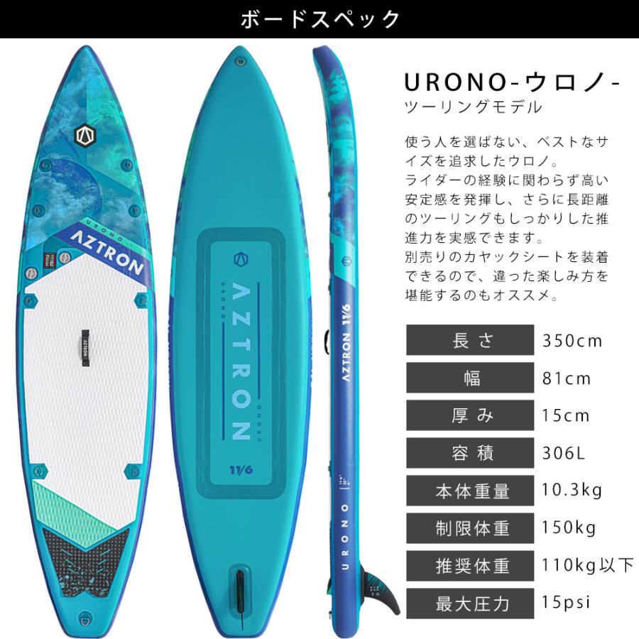 AZTRON sup インフレータブル スタンドアップパドルボード