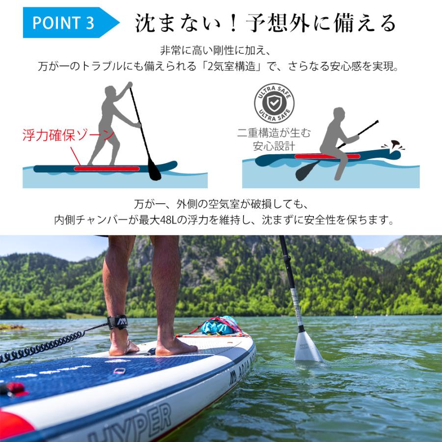 AQUA MARINA（アクアマリーナ） sup インフレータブル スタンドアップ