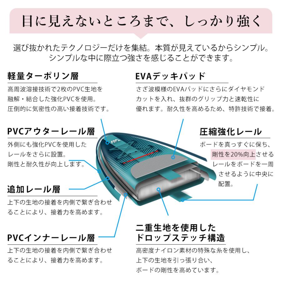 SUP インフレータブル スタンドアップパドルボード AQUA MARINA アクアマリーナ MAGMA マグマ BT-23MAP | AQUA MARINA | 03