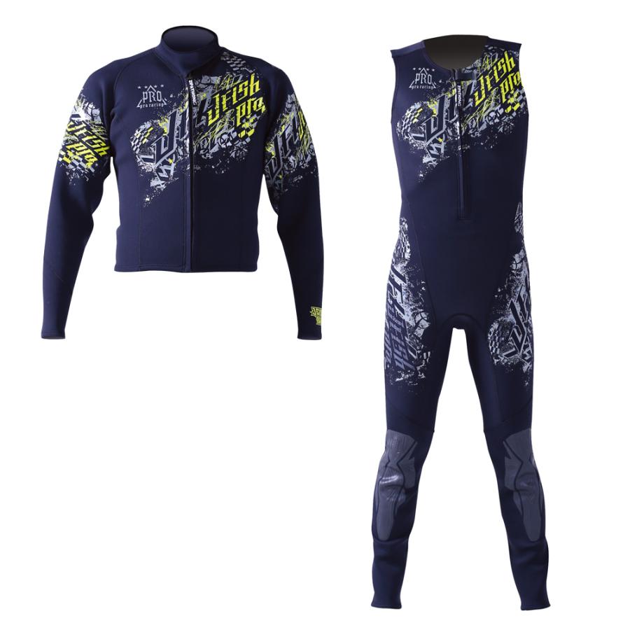 J-FISH QUEENSウエットスーツ【タッパー&ロングジョン】黒×ピンク J-FISH QUEENSウエットスーツ【タッパー&ロングジョン】黒×ピンク