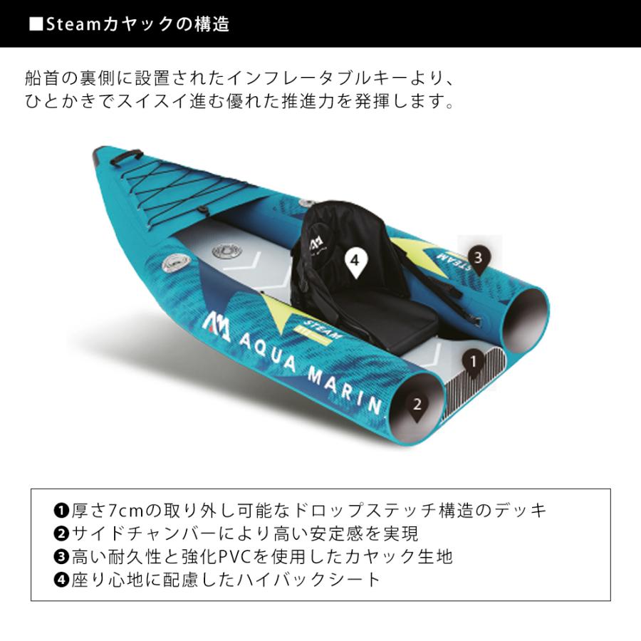 AQUA MARINA カヤック インフレータブル ボート 1人乗り (アクア