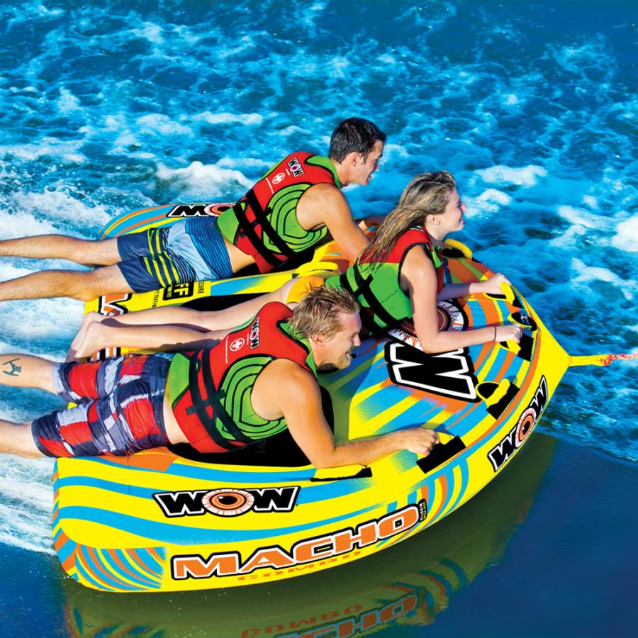トーイングチューブ WOW (ワオ) 3人乗り マッチョ 3P バナナボート  