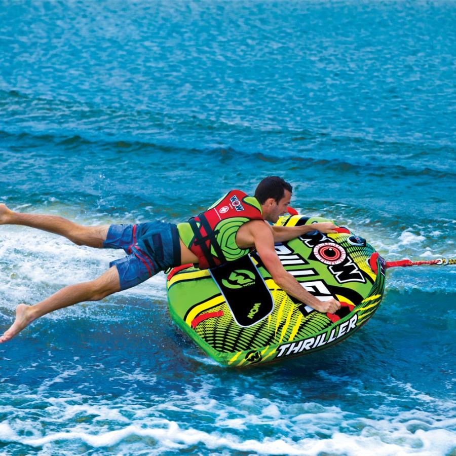 wow 1人用バナナボート？ WOW トーイングチューブ 1人乗り バナナボート WOW(ワオ