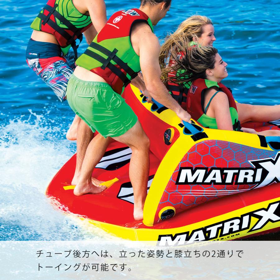 4人乗り バナナボート トーイングチューブ WOW (ワオ) マトリックス 0406toy