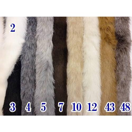 ファー 2100-50】モクバ フェイクファーテープ 無地 50mm巾 （数量